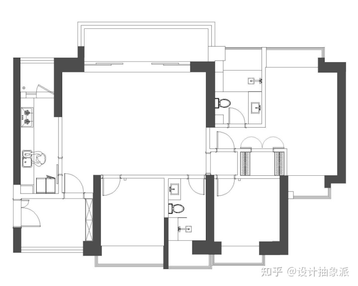 現(xiàn)代簡約裝修案例，單純、簡潔的生活方式